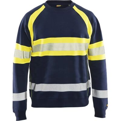 Blaklader 3359 Work Sweatshirt - Navy blue/yellow - EN ISO 20471 Blaklader 3359 Work Sweatshirt - Navy blue/yellow - EN ISO 20471