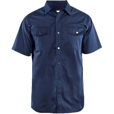 Blaklader 3296 Arbejdsbluse i twill - Herre - Marineblå Blaklader 3296 Arbejdsbluse i twill - Herre - Marineblå