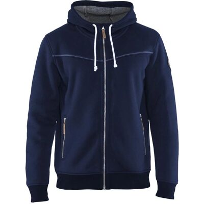 Blaklader 4933 Hoodie - Pile Lining - Men's - Navy blue - Hooded sweatshirt - Workwear Blaklader 4933 Hoodie - Pile Lining - Men's - Navy blue - Hooded sweatshirt - Workwear