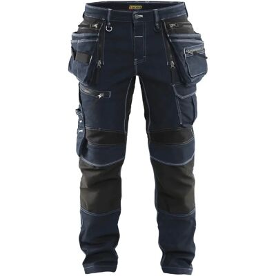 Pantalons extensibles Blaklader X1900 - Artisan, Tall, Marine/Noir - Publicité Pantalons extensibles Blaklader X1900 - Artisan, Tall, Marine/Noir - Publicité