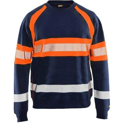 Felpa da lavoro Blaklader 3359 - Alta visibilità, Riflettente, Cotone/Poliestere Felpa da lavoro Blaklader 3359 - Alta visibilità, Riflettente, Cotone/Poliestere