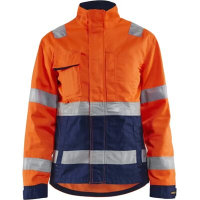 Blaklader 4903 høj-synlig letvægtsjakke - damer - Orange/navy blue XS Blaklader 4903 høj-synlig letvægtsjakke - damer - Orange/navy blue XS