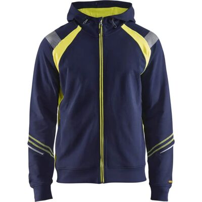 Blaklader 3433 Marineblå/Gelb Hoodie Vollreißverschluss - Arbeitsbekleidung Blaklader 3433 Marineblå/Gelb Hoodie Vollreißverschluss - Arbeitsbekleidung