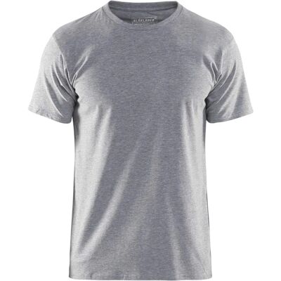 Blaklader 3533 Baumwolle T-Shirt Slim Fit - Herren - Grau meliert Blaklader 3533 Baumwolle T-Shirt Slim Fit - Herren - Grau meliert