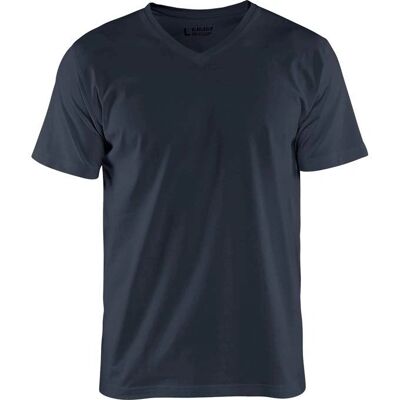 Blaklader 3360 V-Ausschnitt T-Shirt - Herren - Dunkel Marineblau Blaklader 3360 V-Ausschnitt T-Shirt - Herren - Dunkel Marineblau