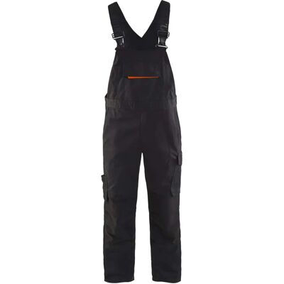 Blaklader 2695 Bib Overalls - Svart/Rød, Stretch kneepads, Refleks Blaklader 2695 Bib Overalls - Svart/Rød, Stretch kneepads, Refleks