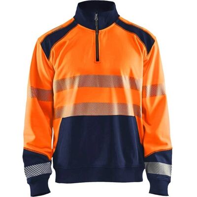 Blaklader 3556 Hochsichtbares Sweatshirt Halb-Reißverschluss - Herren Blaklader 3556 Hochsichtbares Sweatshirt Halb-Reißverschluss - Herren