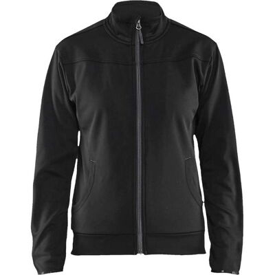 Blaklader 3394 Damen Sweatshirt voller Reißverschluss - Schwarz/dunkelgrau Blaklader 3394 Damen Sweatshirt voller Reißverschluss - Schwarz/dunkelgrau