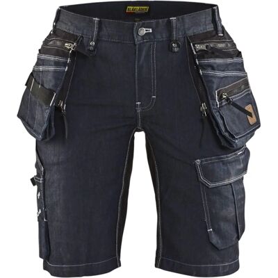 Blaklader Navy blue/black X1900 pantaloncini da donna artigiani stretch - Pantaloncini Blaklader Navy blue/black X1900 pantaloncini da donna artigiani stretch - Pantaloncini