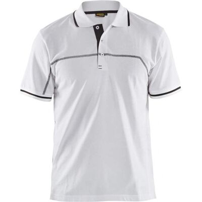 Blaklader 3389 Hvid/dunkelgrå Poloshirt - Arbejde Blaklader 3389 Hvid/dunkelgrå Poloshirt - Arbejde