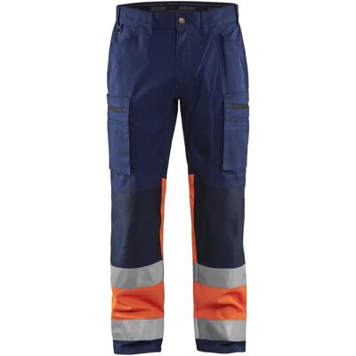 Blåkläder Høy synlighet arbeidsbukser med stretch Blåkläder Høy synlighet arbeidsbukser med stretch