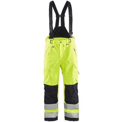 Blaklader 1867 High-Vis Vanntett Bukse - Klasse 2, Gul/Sort Blaklader 1867 High-Vis Vanntett Bukse - Klasse 2, Gul/Sort