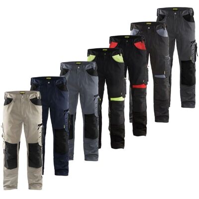 Pantalones de trabajo Blaklader 1556 - Duraderos, Reforzados, Cómodos Pantalones de trabajo Blaklader 1556 - Duraderos, Reforzados, Cómodos