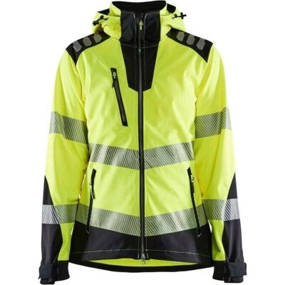 Blaklader 4791 Ladies Hi-Vis Softshell Jacket - Yellow/black - Jacket Blaklader 4791 Ladies Hi-Vis Softshell Jacket - Yellow/black - Jacket