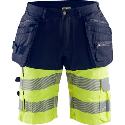Blaklader 1596 shorts haute visibilité - hommes - Marine/jaune Blaklader 1596 shorts haute visibilité - hommes - Marine/jaune