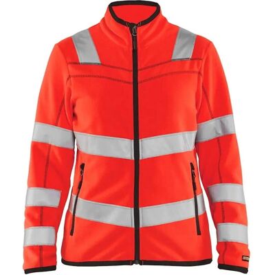 Blaklader 4966 hi-vis fleece jacket - womens - High Vis Red - Fleece Jacket Blaklader 4966 hi-vis fleece jacket - womens - High Vis Red - Fleece Jacket