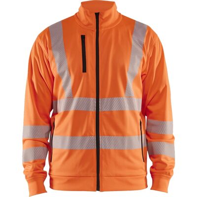 Blaklader 3563 Hi-Vis Sweatshirt Full-Zip - High Vis Orange - Sweatshirt Blaklader 3563 Hi-Vis Sweatshirt Full-Zip - High Vis Orange - Sweatshirt