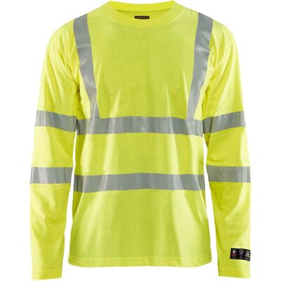 Blåkläder 3481 Multinorm Langærmet T-Shirt Gul Høj Synlighed Blåkläder 3481 Multinorm Langærmet T-Shirt Gul Høj Synlighed