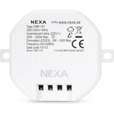 Nexa CMR-101 Trådløs Dimmer - Smarthus Kontroll Nexa CMR-101 Trådløs Dimmer - Smarthus Kontroll