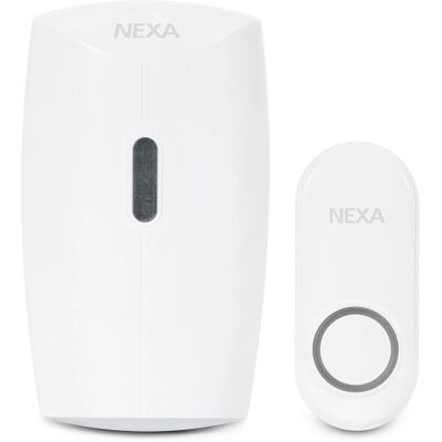 Nexa MLR-1923 Drahtlose Türklingel - Türklingel, 6 Klingeltöne, 4 Stufen Nexa MLR-1923 Drahtlose Türklingel - Türklingel, 6 Klingeltöne, 4 Stufen