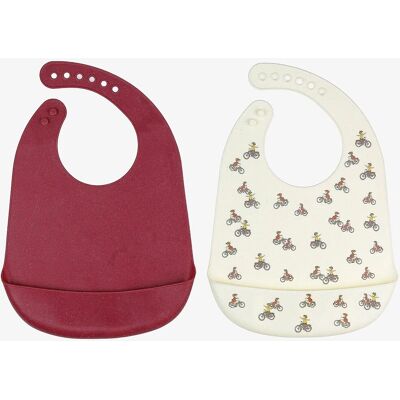 Rätt Start - Lotta På Bråkmakargatan - Silikon - 2-pack - Bibs Rätt Start - Lotta På Bråkmakargatan - Silikon - 2-pack - Bibs