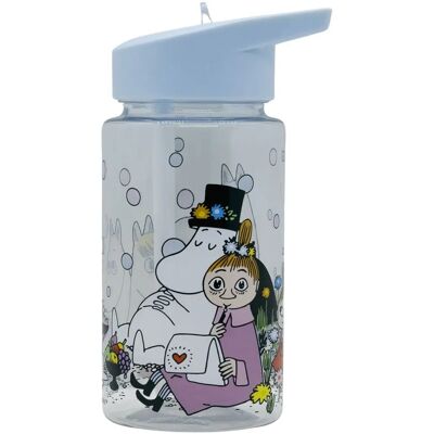 Muumi Trinkflasche - 0,4L - BPA-frei, Umkehrbarer Strohhalm Muumi Trinkflasche - 0,4L - BPA-frei, Umkehrbarer Strohhalm