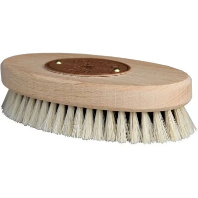 Petite brosse de tête en crin de cheval de Borstiq Farm - Publicité Petite brosse de tête en crin de cheval de Borstiq Farm - Publicité