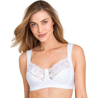 Miss Mary of Sweden Lovely Lace Non Wired Bra - white Miss Mary of Sweden Lovely Lace Non Wired Bra - white