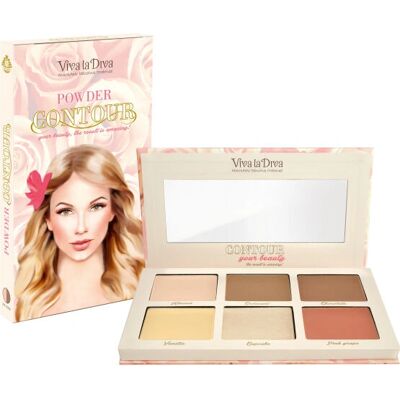 Viva La Diva VD25-54 Maquillaje - Paleta de Polvos Viva La Diva VD25-54 Maquillaje - Paleta de Polvos