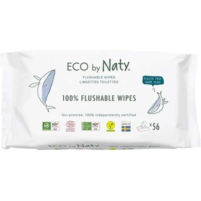 Lingettes Éco pour bébé - Camomille, 56 pcs - Lingettes bébé - Publicité Lingettes Éco pour bébé - Camomille, 56 pcs - Lingettes bébé - Publicité