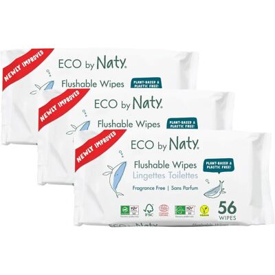 Naty Eco Baby Doekjes - Hypoallergeen, Composteerbaar, Plantaardig Naty Eco Baby Doekjes - Hypoallergeen, Composteerbaar, Plantaardig