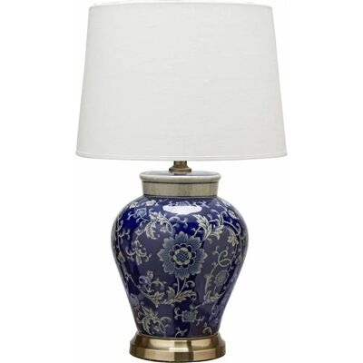 PR Home Fang Hong Blau-Weiß Porzellan Tischlampe PR Home Fang Hong Blau-Weiß Porzellan Tischlampe