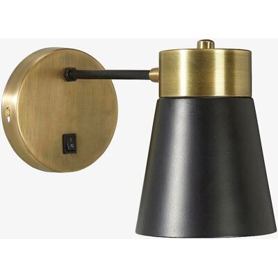 PR Home Luna Wandleuchte - Verstellbarer Schirm - 13cm - Schwarz PR Home Luna Wandleuchte - Verstellbarer Schirm - 13cm - Schwarz