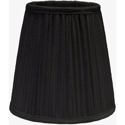 PR Home Stella Plissé - Sort - Rynket silkelignende stof - Lampskærm PR Home Stella Plissé - Sort - Rynket silkelignende stof - Lampskærm