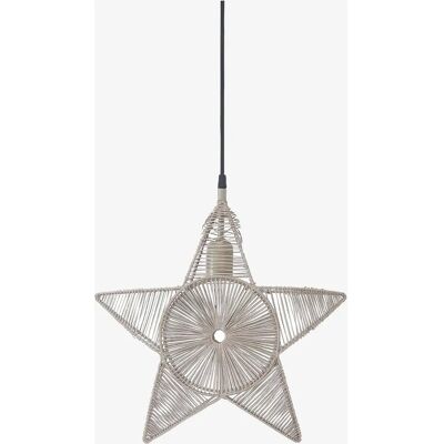 PR Home Regina Metallstjerne 40cm - Beige - Dekorativt Lys PR Home Regina Metallstjerne 40cm - Beige - Dekorativt Lys