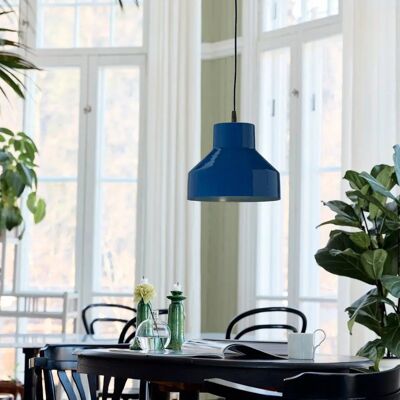 PR Home Blå Solo Loftlampe - Pendel, Metal, 26cm PR Home Blå Solo Loftlampe - Pendel, Metal, 26cm