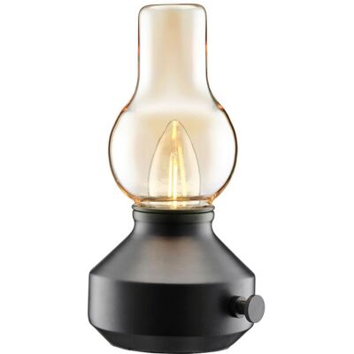 PR Home Glimt Genopladelig udendørs bordlampe - Sort PR Home Glimt Genopladelig udendørs bordlampe - Sort