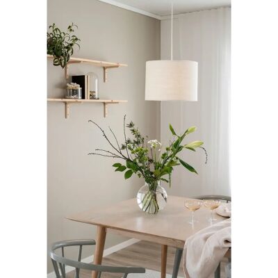 PR Home - Linnea Linnedæksel 35cm - Hvid Loftlampe PR Home - Linnea Linnedæksel 35cm - Hvid Loftlampe