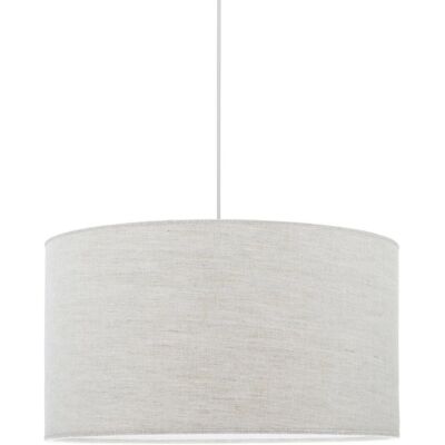 PR Home - Leinen Zylinder Deckenlampe - 55 cm - Beige PR Home - Leinen Zylinder Deckenlampe - 55 cm - Beige