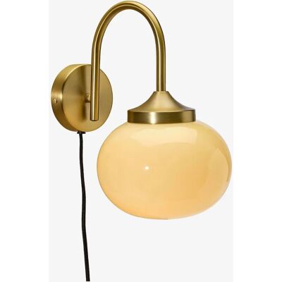 PR Home Elsy 26 cm - Messing - Væglampe - Modern Klassisk Stil PR Home Elsy 26 cm - Messing - Væglampe - Modern Klassisk Stil