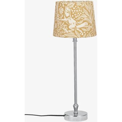 PR Home Liam Tischlampe - Chrom, Recyceltes Polyester, 20cm PR Home Liam Tischlampe - Chrom, Recyceltes Polyester, 20cm