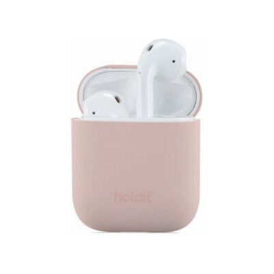 HoldIt Vaaleanpunainen silikoninen AirPods -kotelo HoldIt Vaaleanpunainen silikoninen AirPods -kotelo