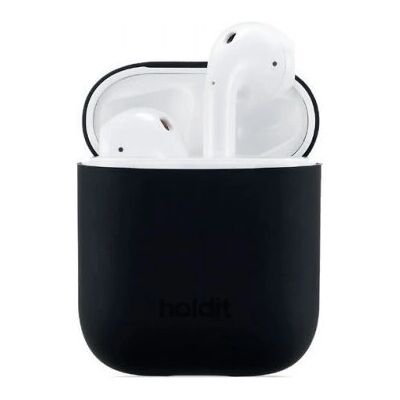 Holdit Nygård Siliconen Hoes voor AirPods Pro - Zwart Holdit Nygård Siliconen Hoes voor AirPods Pro - Zwart