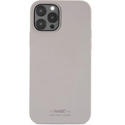 HoldIt silikonfodral för iPhone 12 / 12 Pro - Taupe - Mobilskal HoldIt silikonfodral för iPhone 12 / 12 Pro - Taupe - Mobilskal