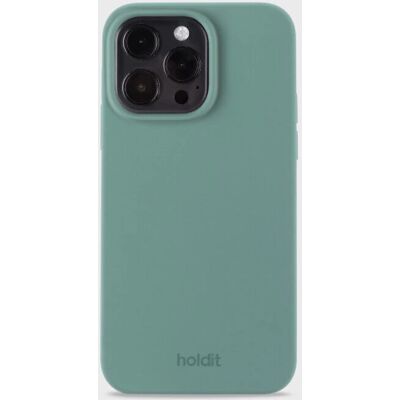 Holdit silikoninen suojakuori iPhone 14 Plus - Sammaleenvihreä Holdit silikoninen suojakuori iPhone 14 Plus - Sammaleenvihreä