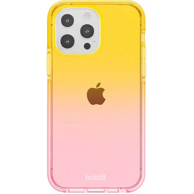 Holdit - iPhone 13 Pro Suojakuori - Kirkas vaaleanpunainen/oranssi mehu - Iskunkestävä, Langaton lataus Holdit - iPhone 13 Pro Suojakuori - Kirkas vaaleanpunainen/oranssi mehu - Iskunkestävä, Langaton lataus