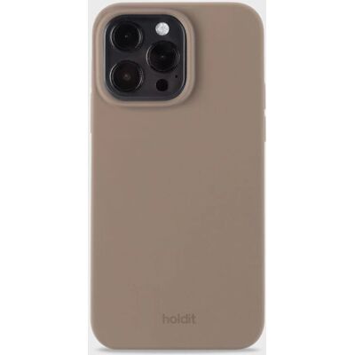 HoldIt Silikonikuori iPhone 15 Plus - Matkapuhelimen kotelo, Ruskea HoldIt Silikonikuori iPhone 15 Plus - Matkapuhelimen kotelo, Ruskea