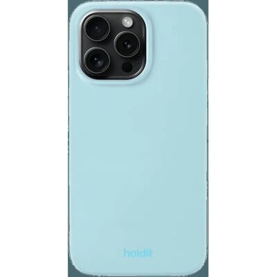 Holdit sininen silikonikasvopr iPhone 15 Pro Max - Puhelinkuori Holdit sininen silikonikasvopr iPhone 15 Pro Max - Puhelinkuori