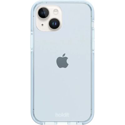 Holdit Seethru Mineral Blue iPhone 15 - Puhelimen suojakotelo Holdit Seethru Mineral Blue iPhone 15 - Puhelimen suojakotelo