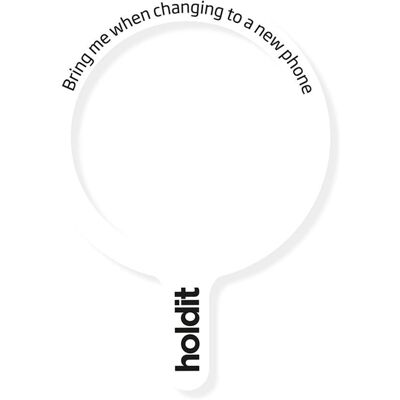 Holdit Magnetisk Ring Hvit - MagSafe-yhteensopiva, Uudelleenkäytettävä, Ohut Holdit Magnetisk Ring Hvit - MagSafe-yhteensopiva, Uudelleenkäytettävä, Ohut